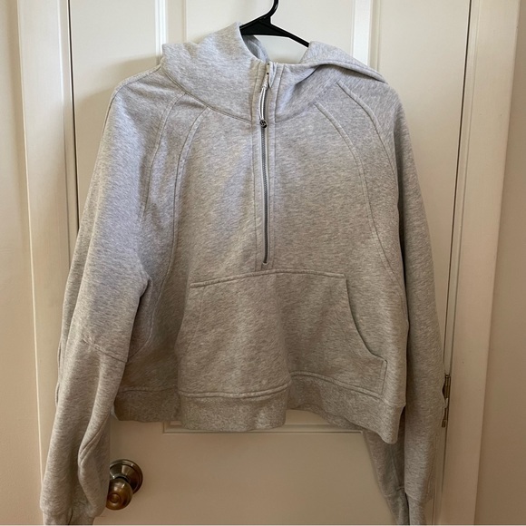 lululemon athletica Tops - Lululemon Half Zip Scuba Hoodie